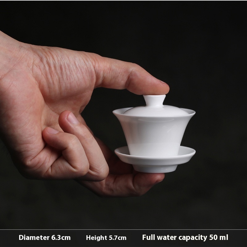 Mini Tureen White Porcelain Tea - Image 7