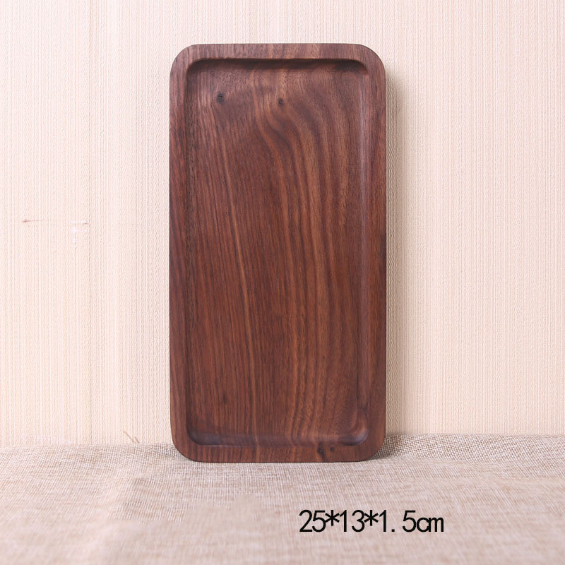Walnut rectangular tray tray tea tray dessert - Image 4
