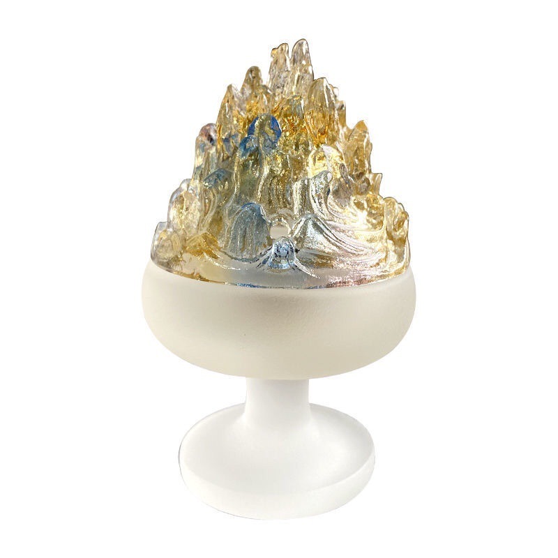 Small Size Colored Cone Incense Glaze Boshan Furnace Household - Image 8