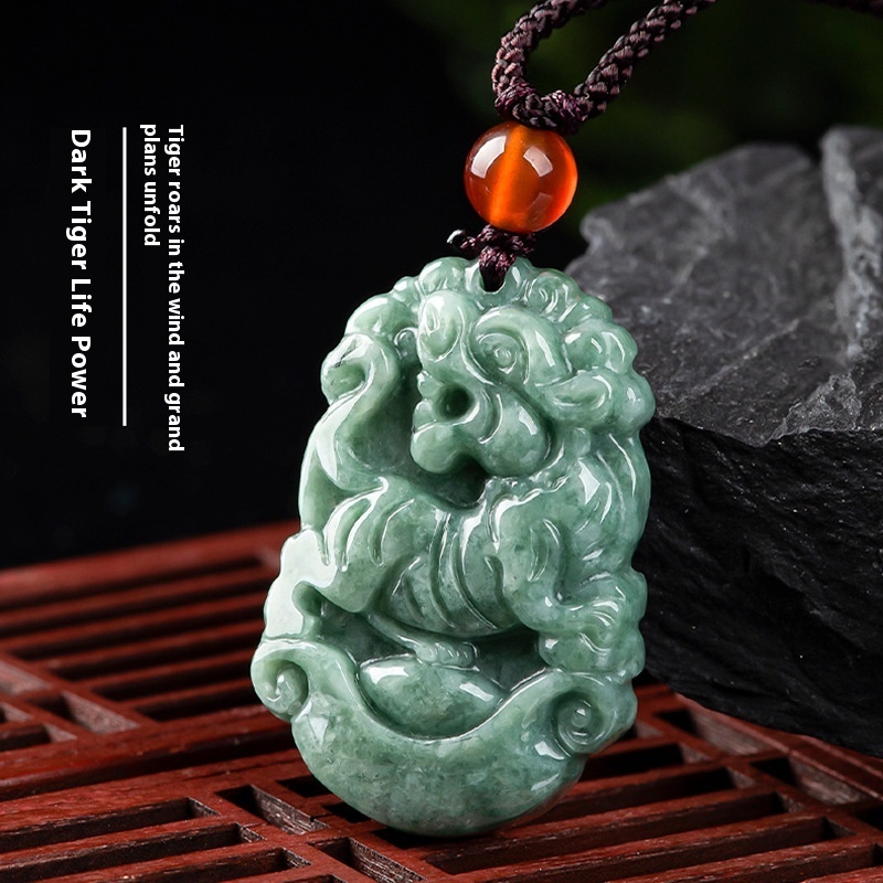 Natural A Cargo Jade Zodiac Rat Ox Tiger Rabbit Dragon Snake Horse And Sheep Monkey Chicken Dog Pig Jade Pendant Ornaments Wholesale - Image 2