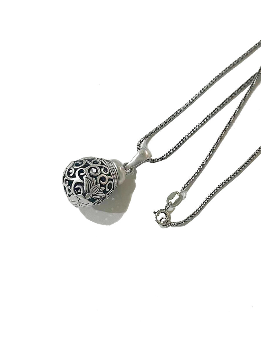 Openwork Sachet Pendant Lotus Hollow Openable - Image 5