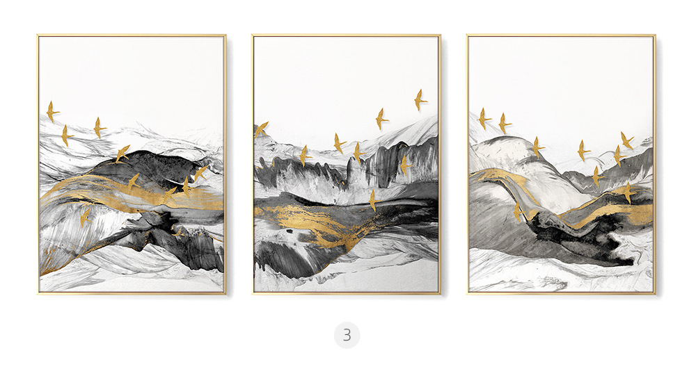 Abstract Modern Home Living Room Decorative Painting New Chinese Style - Image 8