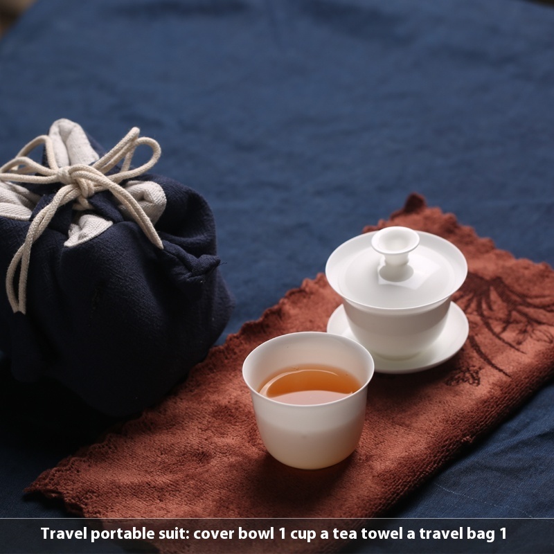 Mini Tureen White Porcelain Tea - Image 3