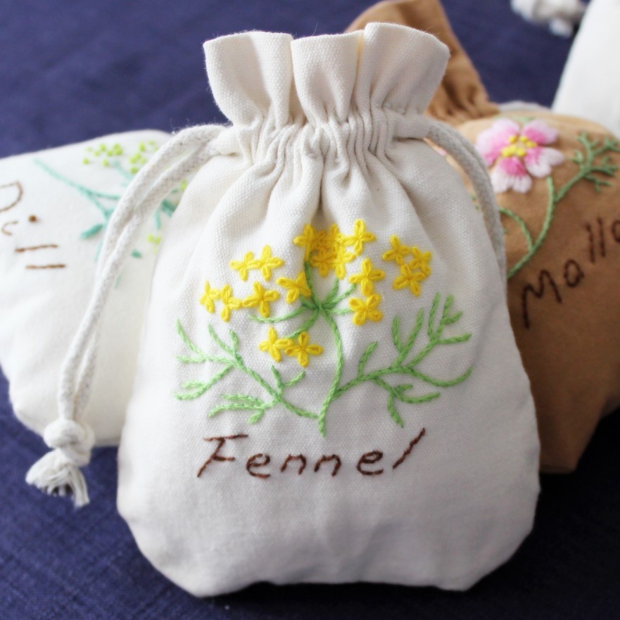 Handmade DIY Embroidery Sachet Material Pack - Image 9