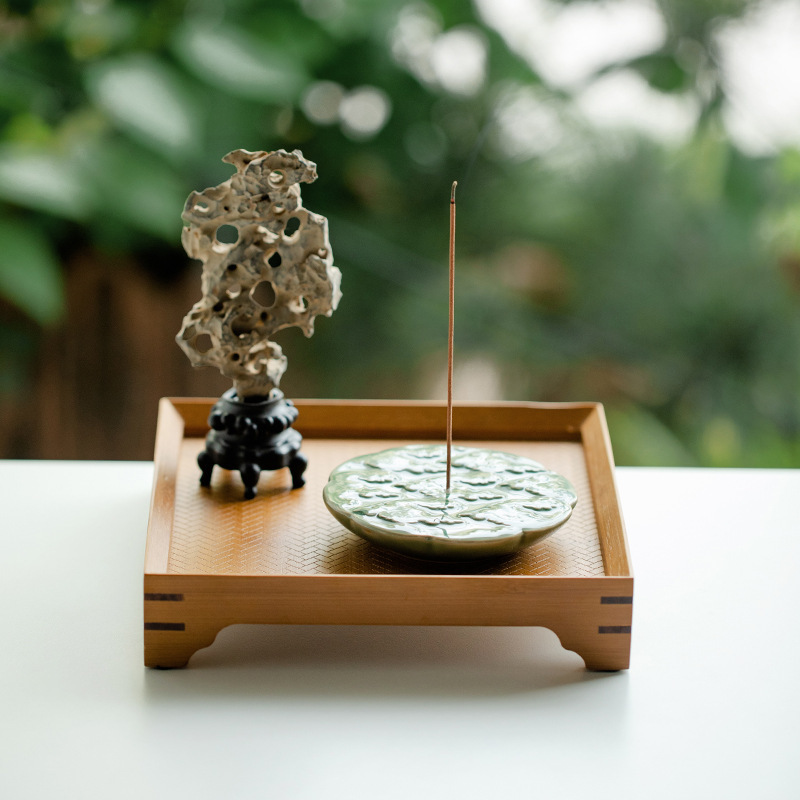 Celadon Incense Sitting Retro Relief - Image 4